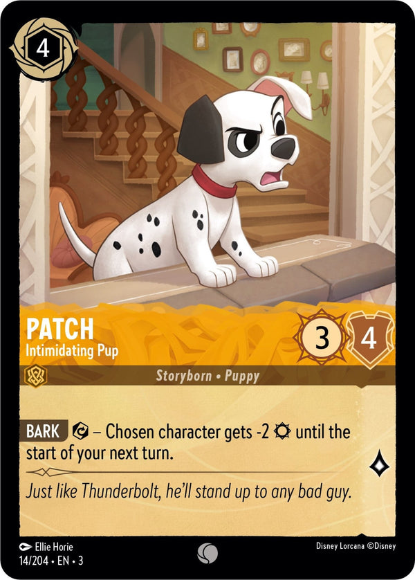 Patch - Intimidating Pup [3 - 14/204] - Cartes Sportives Rive Sud