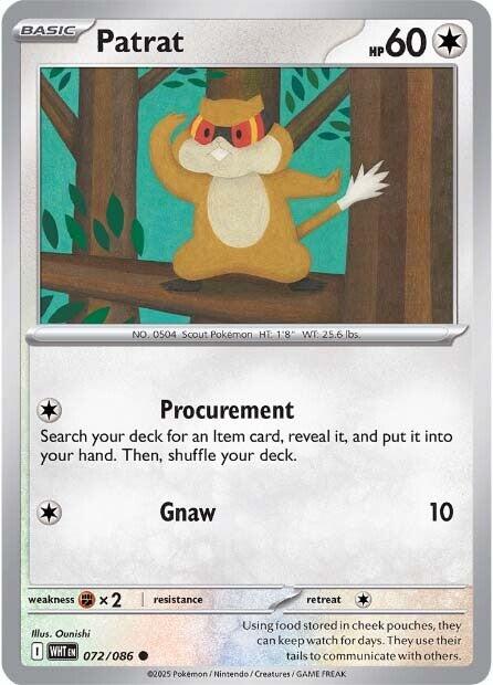 Patrat [WHT - 072/086] - Cartes Sportives Rive Sud
