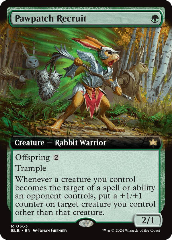 Pawpatch Recruit (Extended Art) [BLB - 363] - Cartes Sportives Rive Sud