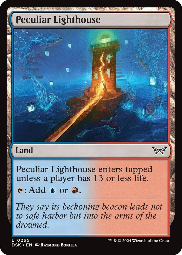 Peculiar Lighthouse [DSK - 265] - Cartes Sportives Rive Sud