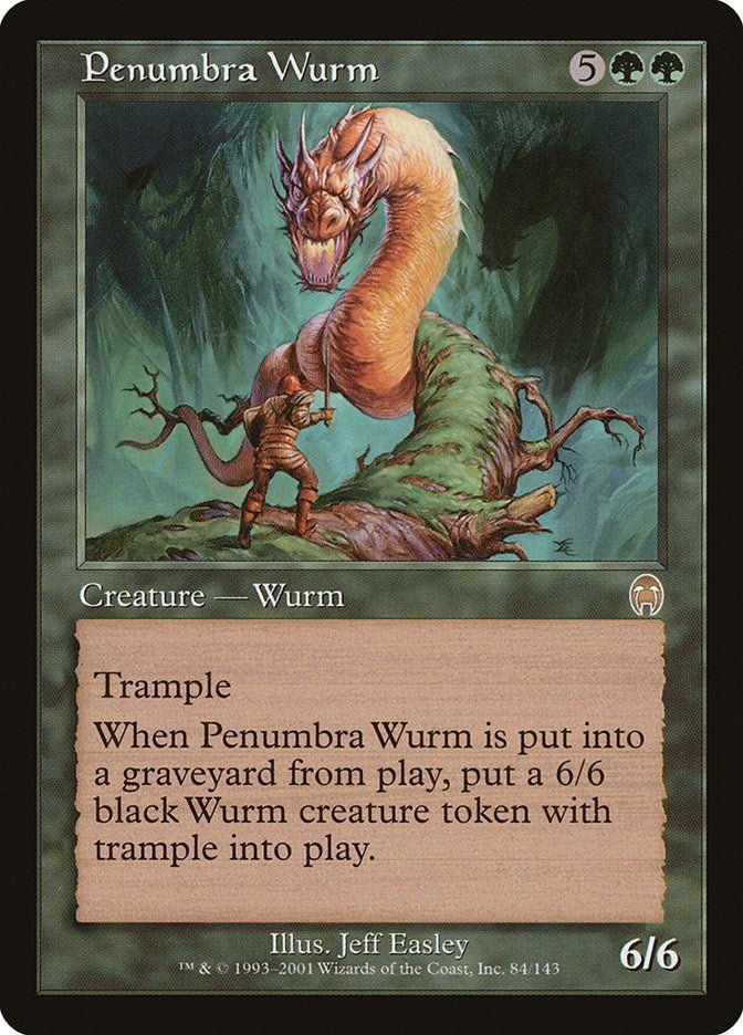 Penumbra Wurm [APC - 84] - Cartes Sportives Rive Sud