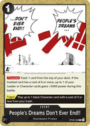 People's Dreams Don't Ever End!! [OP08 - OP08 - 096] - Cartes Sportives Rive Sud