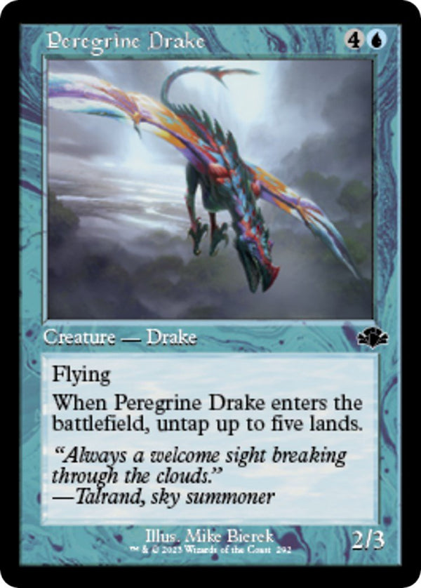 Peregrine Drake (Retro Frame) [DMR - 292] - Cartes Sportives Rive Sud