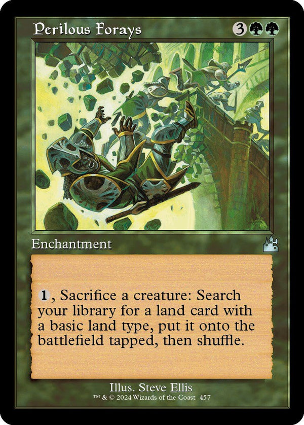 Perilous Forays (Retro Frame) [RVR - 457] - Cartes Sportives Rive Sud