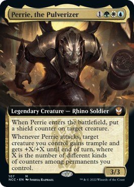 Perrie, the Pulverizer (Extended Art) [NCC - 107] - Cartes Sportives Rive Sud