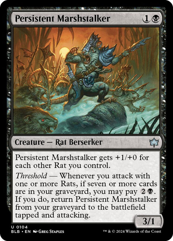 Persistent Marshstalker [BLB - 104] - Cartes Sportives Rive Sud