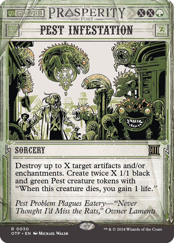 Pest Infestation [OTP - 30] - Cartes Sportives Rive Sud
