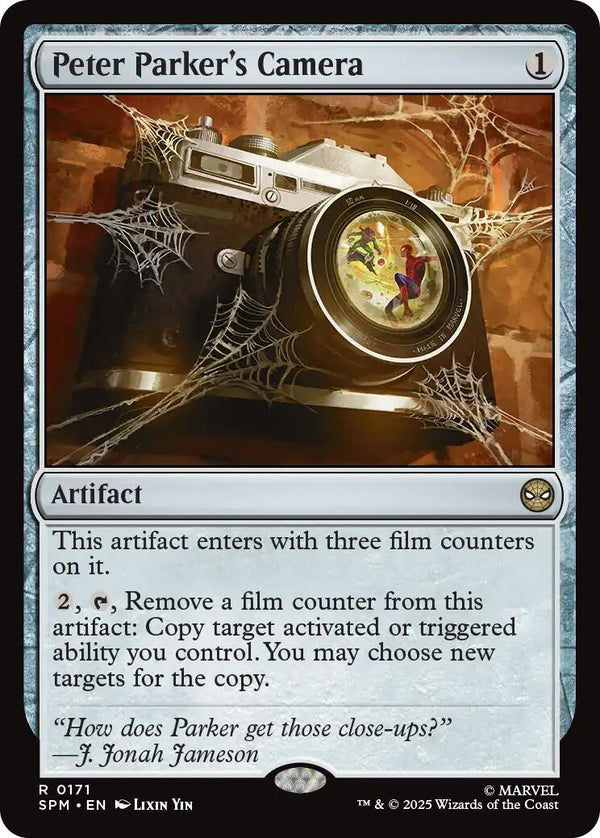 Peter Parker's Camera [SPM - 171] - Cartes Sportives Rive Sud