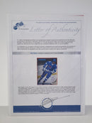 Peter Stastny Picture Autographed Authenticated 8X10 - Cartes Sportives Rive Sud
