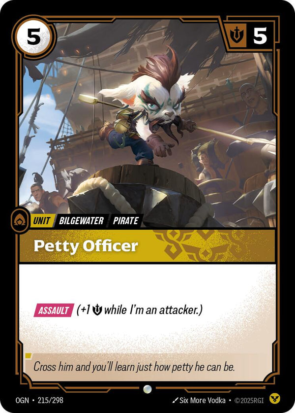 Petty Officer [OGN - 215/298] - Cartes Sportives Rive Sud