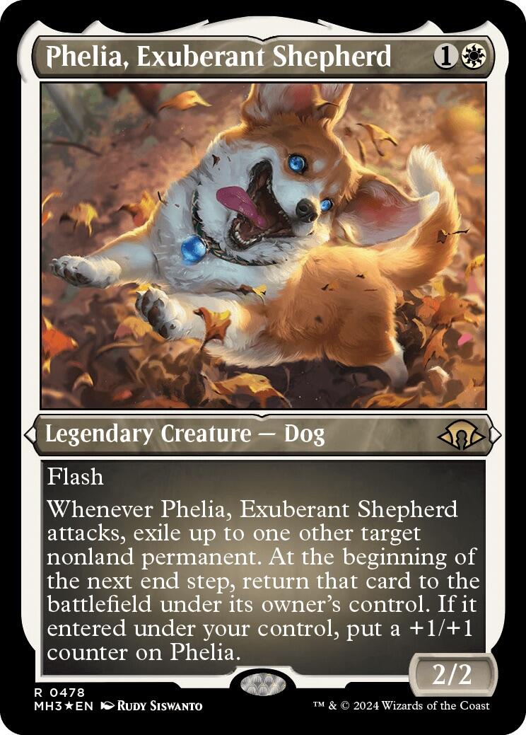 Phelia, Exuberant Shepherd (Foil Etched) [MH3 - 478] - Cartes Sportives Rive Sud