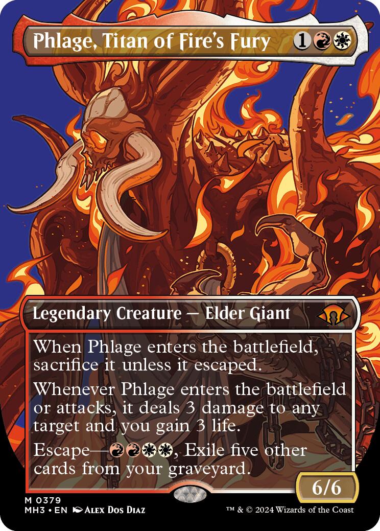 Phlage, Titan of Fire's Fury (Borderless) [MH3 - 379] - Cartes Sportives Rive Sud