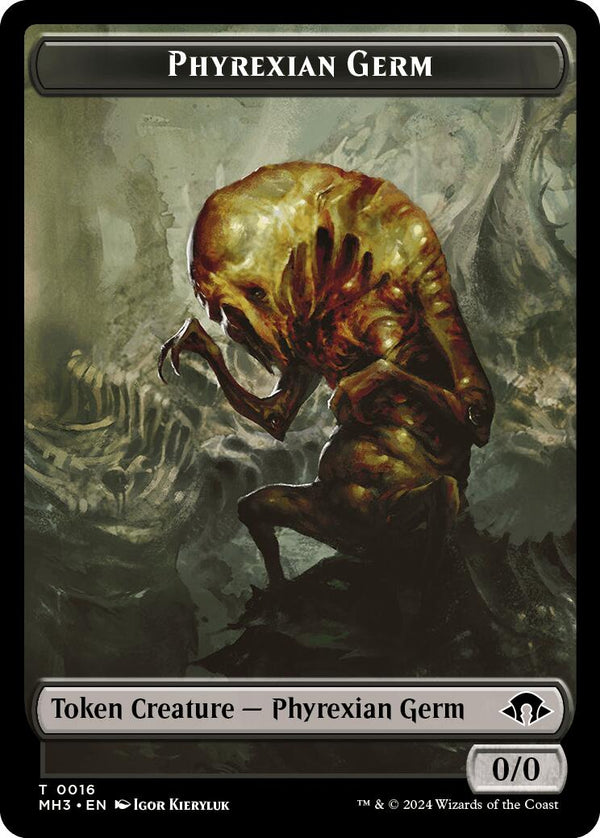 Phyrexian Germ // Phyrexian Golem Double - Sided Token [MH3 - 16 // 32] - Cartes Sportives Rive Sud