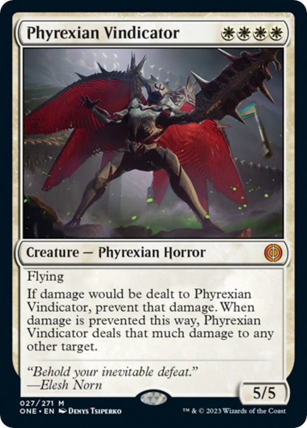 Phyrexian Vindicator [ONE - 27] - Cartes Sportives Rive Sud