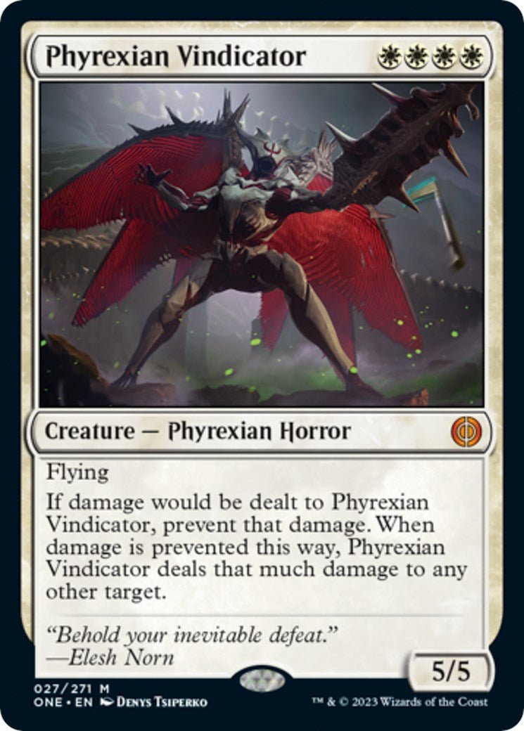 Phyrexian Vindicator [ONE - 27] - Cartes Sportives Rive Sud