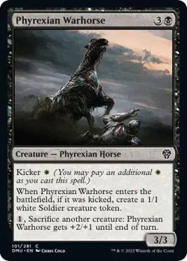 Phyrexian Warhorse [DMU - 101] - Cartes Sportives Rive Sud
