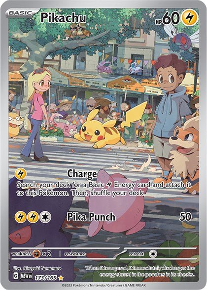 Pikachu - 173/165 [MEW - 173/165] - Cartes Sportives Rive Sud