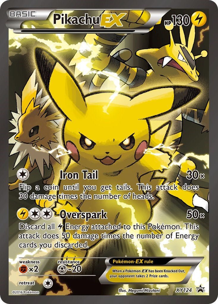 Pikachu EX - XY124 [PR - XY124] - Cartes Sportives Rive Sud