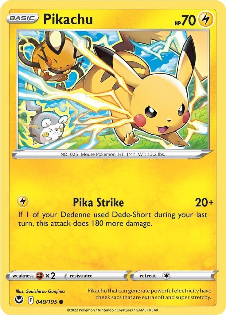 Pikachu [SWSH12 - 049/195] - Cartes Sportives Rive Sud