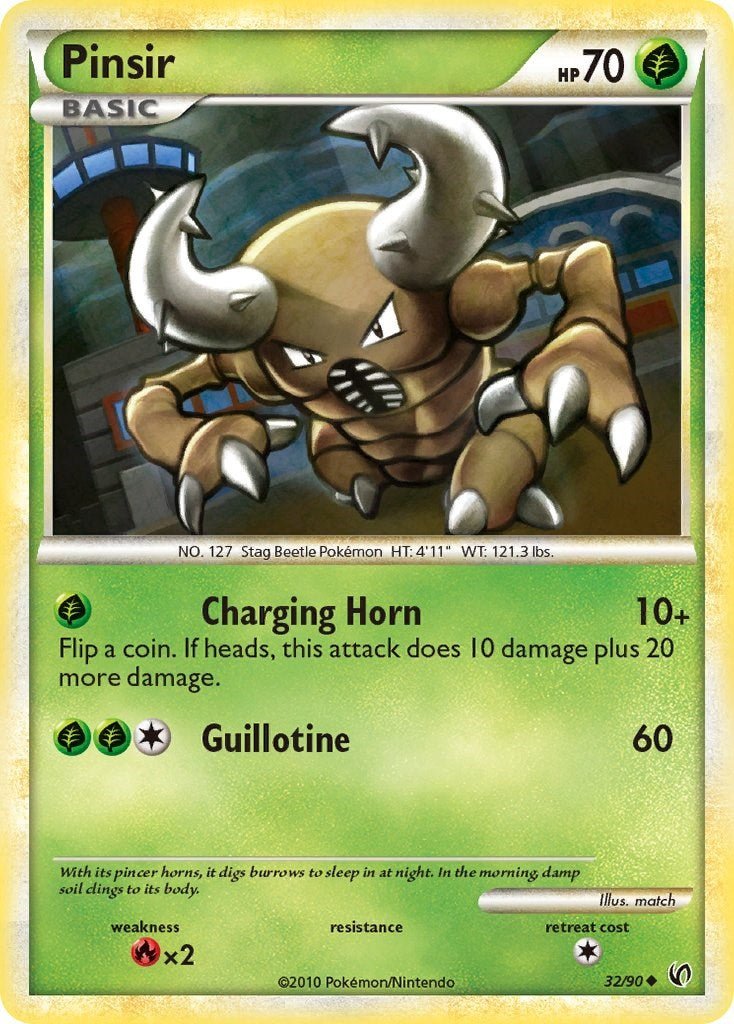 Pinsir [UD - 32/90] - Cartes Sportives Rive Sud