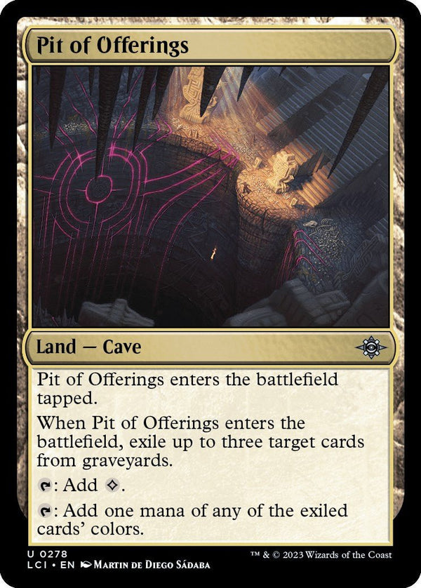 Pit of Offerings [LCI - 278] - Cartes Sportives Rive Sud