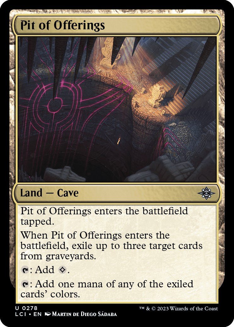 Pit of Offerings [LCI - 278] - Cartes Sportives Rive Sud