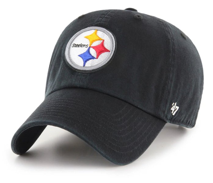 Pittsburgh Steelers 47Brand Clean Up Black - Cartes Sportives Rive Sud