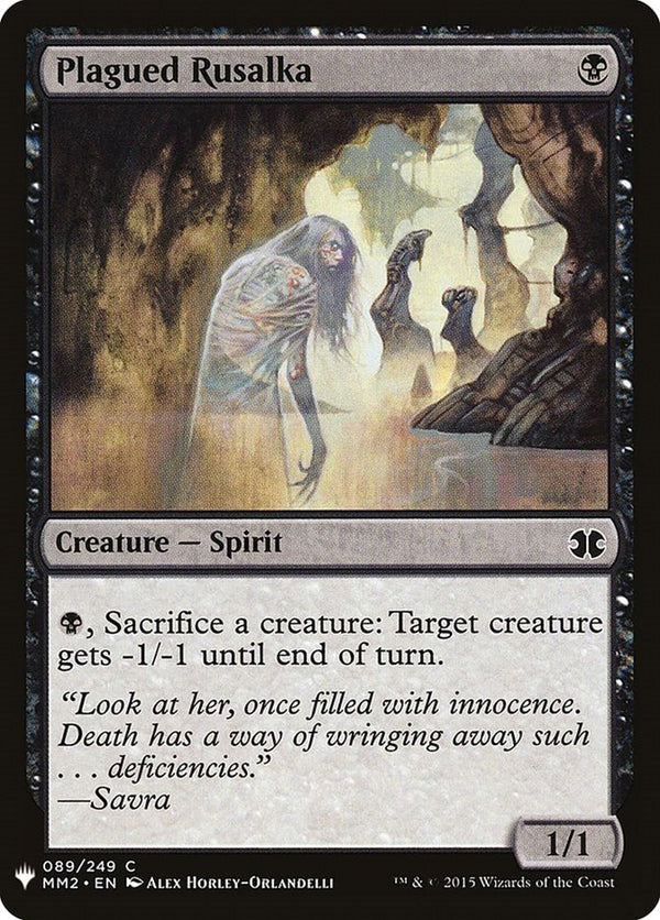 Plagued Rusalka [LIST - 89] - Cartes Sportives Rive Sud