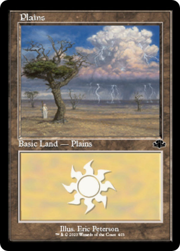 Plains (403) (Retro Frame) [DMR - 403] - Cartes Sportives Rive Sud