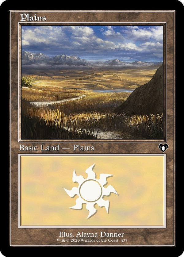 Plains (437) (Retro Frame) [CMM - 437] - Cartes Sportives Rive Sud
