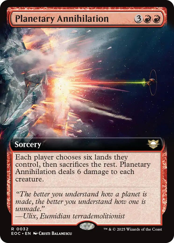 Planetary Annihilation (Extended Art) [EOC - 32] - Cartes Sportives Rive Sud
