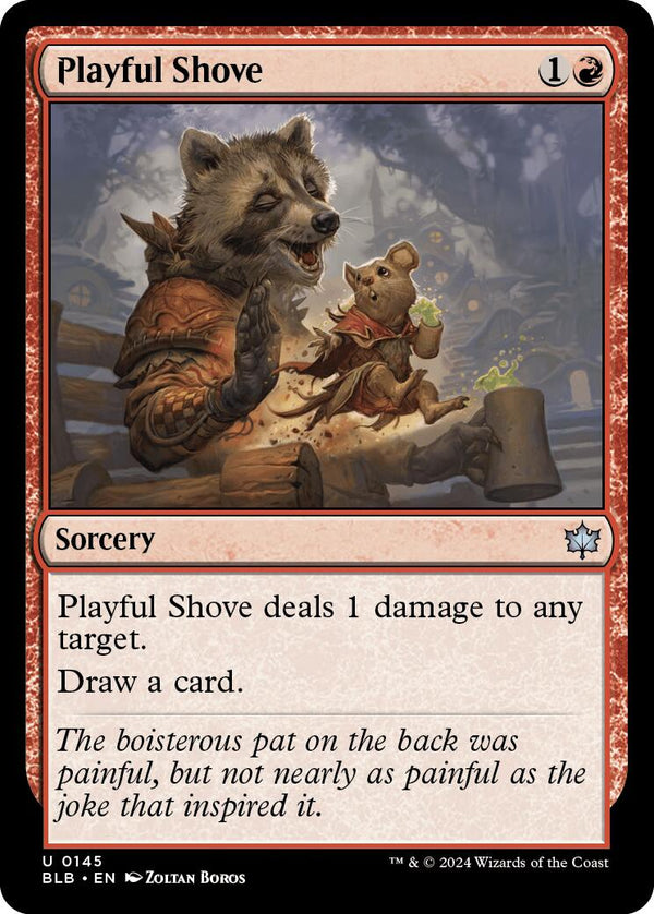 Playful Shove [BLB - 145] - Cartes Sportives Rive Sud