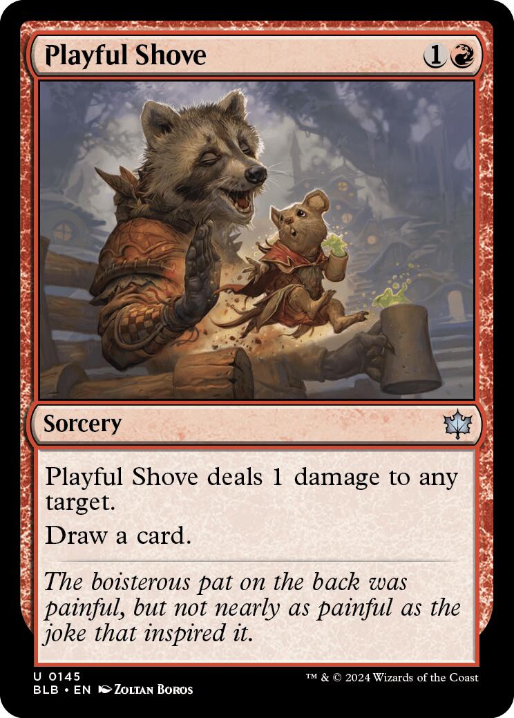 Playful Shove [BLB - 145] - Cartes Sportives Rive Sud