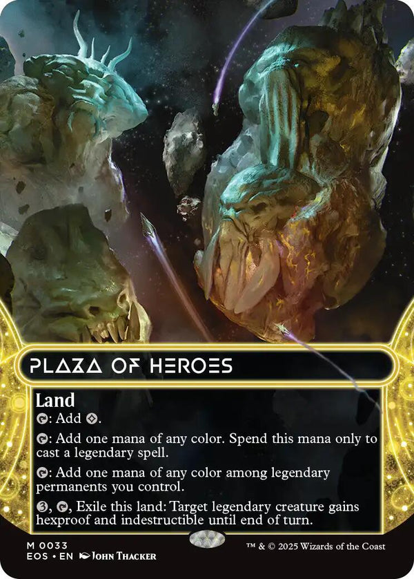 Plaza of Heroes (0033) (Borderless) [EOS - 33] - Cartes Sportives Rive Sud