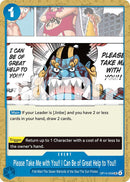 Please Take Me with You!! I Can Be of Great Help to You!! [OP14 - OP14 - 059] - Cartes Sportives Rive Sud