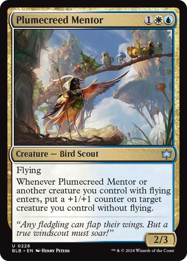 Plumecreed Mentor [BLB - 228] - Cartes Sportives Rive Sud