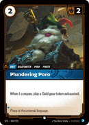 Plundering Poro [SPF - 069/221] - Cartes Sportives Rive Sud