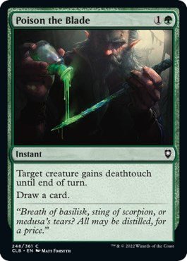 Poison the Blade [CLB - 248] - Cartes Sportives Rive Sud