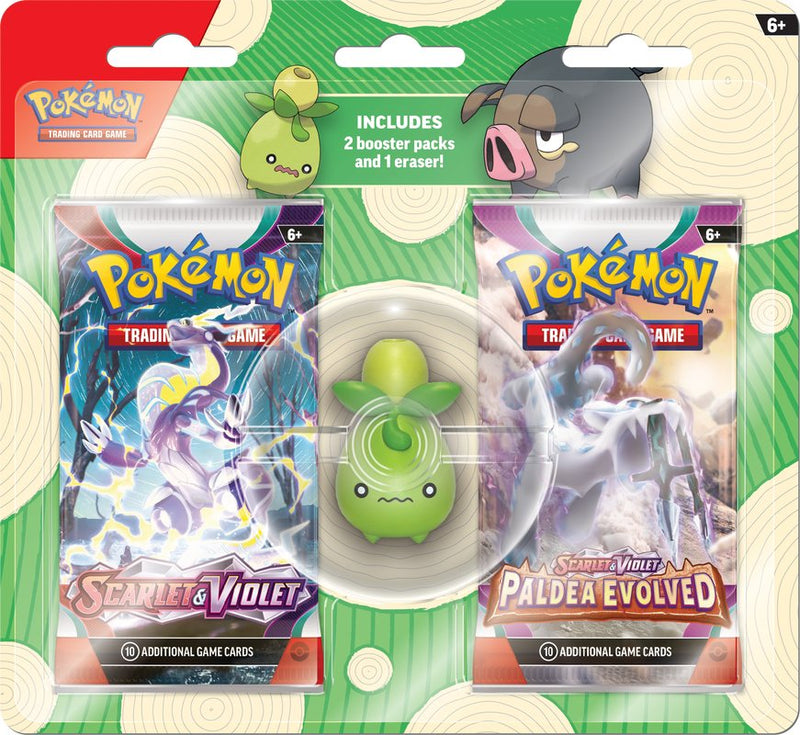 Pokemon Back To School Eraser Blister 2023 - Cartes Sportives Rive Sud