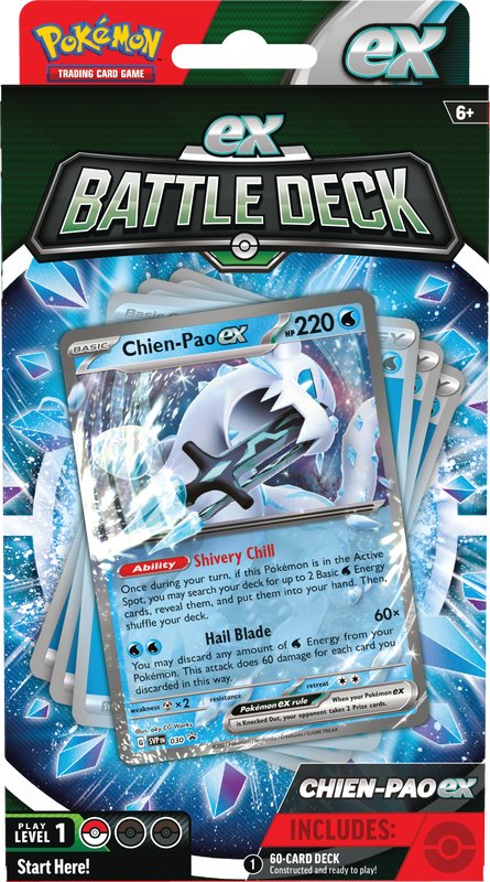 Pokemon Battle Deck Chien - Pao Ex / Tinkaton Ex - Cartes Sportives Rive Sud