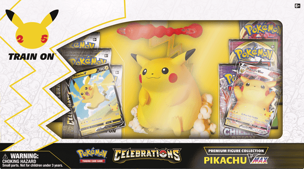 Pokemon Celebrations Pikachu Vmax Figure - Cartes Sportives Rive Sud