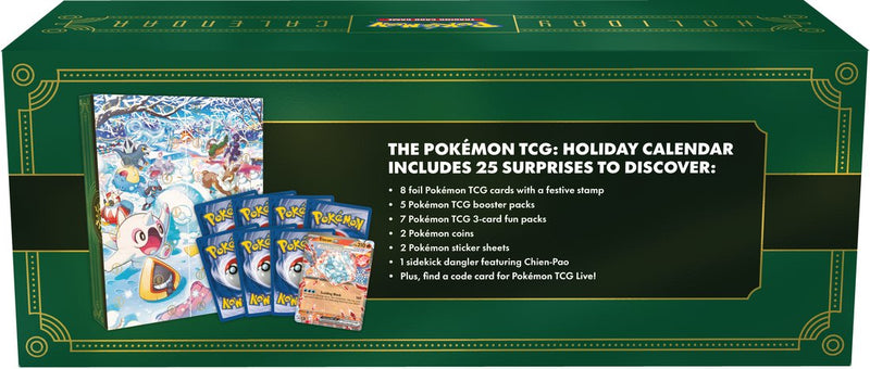 Pokemon Holiday Calendar 2024 (Pre - Order) - Cartes Sportives Rive Sud