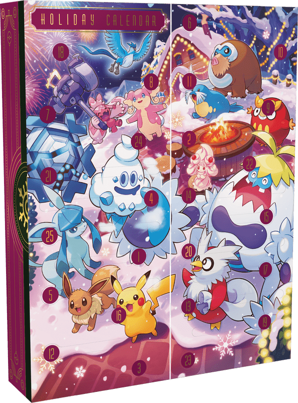 Pokemon Holiday Calendar 2025 (Pre Order) - Cartes Sportives Rive Sud
