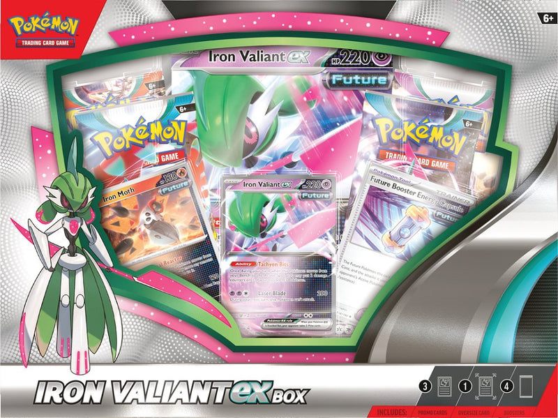 Pokemon Iron Valiant EX/Roaring Moon EX Box - Cartes Sportives Rive Sud