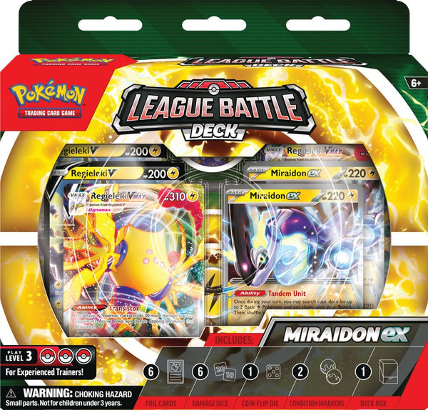 Pokemon League Battle Deck Miraidon EX - Cartes Sportives Rive Sud