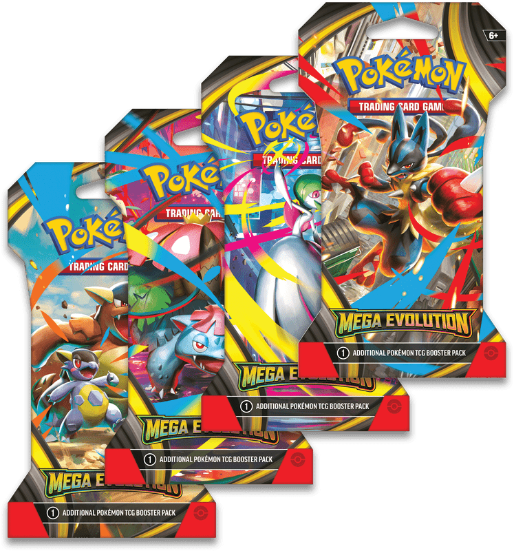 Pokemon ME01 Mega Evolution Sleeved Booster Pack - Cartes Sportives Rive Sud