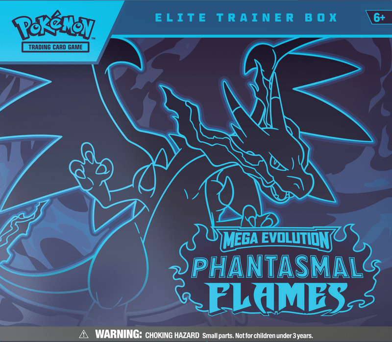 Pokemon ME02 Phantasmal Flames Elite Trainer Box (Pre - Order) - Cartes Sportives Rive Sud