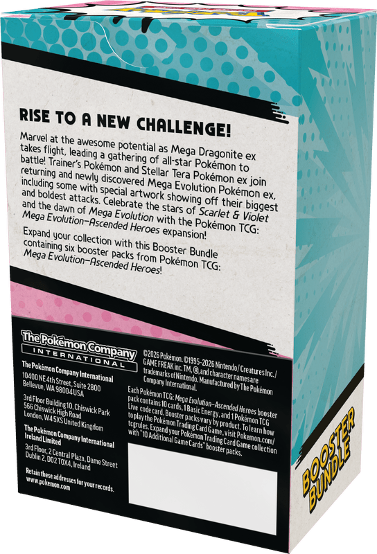 Pokemon ME02.5 Ascended Heroes Booster Bundle - Cartes Sportives Rive Sud