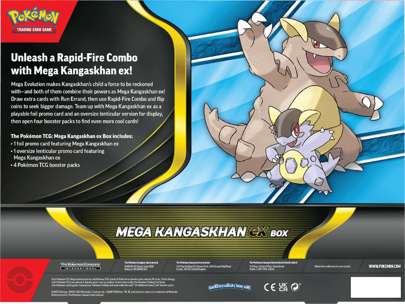 Pokemon Mega Kangaskhen Ex Box (Pre - Order) - Cartes Sportives Rive Sud