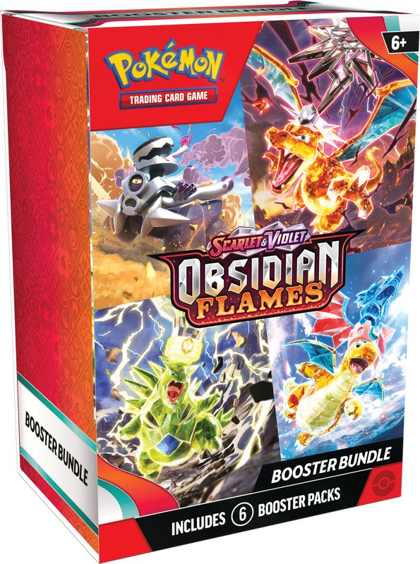 Pokemon Scarlet And Violet Obsidian Flames Booster Bundle Box - Cartes Sportives Rive Sud